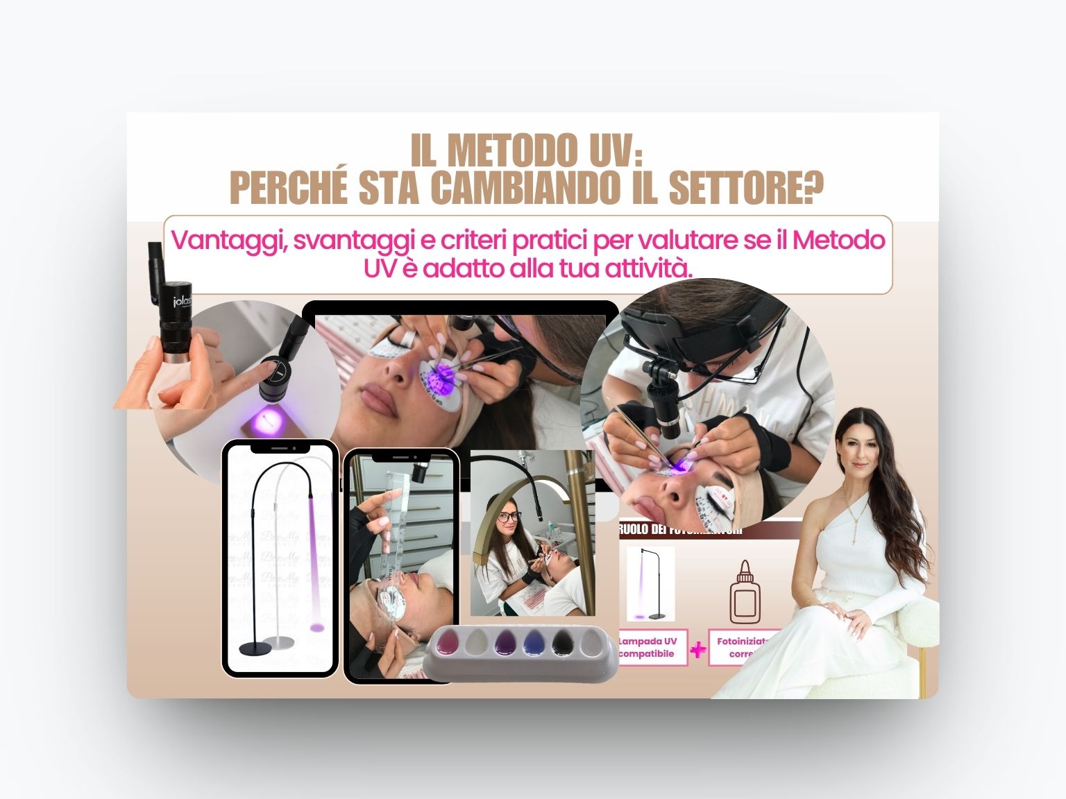 Metodo UV: vantaggi e svantaggi – perché sta cambiando il settore delle extension ciglia